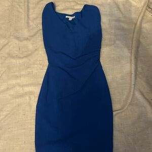 Diane Von Furstenberg Royal Blue Midi Dress